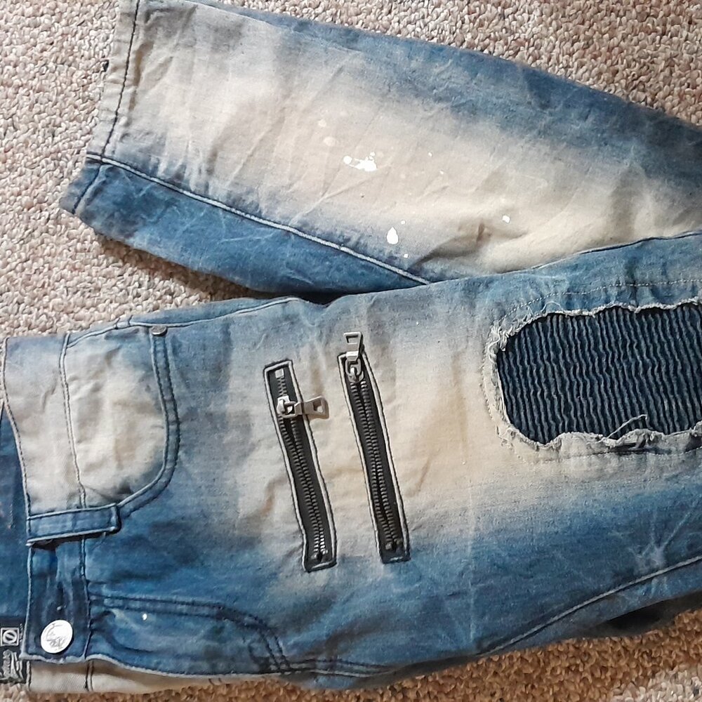 the square zero distressed zippered jeans
